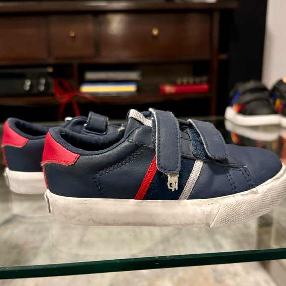 POLO by Ralph Lauren Leather Velcro Shoes - Picture 9 of 10